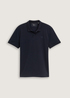 Meska Koszulka Polo Tom Tailor Cotton Piqu Polo Shirt Sky Captain Blue - 1045587-10668