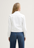 Damska Kurtka Dinsowa Tom Tailor Denim Jacket With Slit Pockets White - 1045390-20000