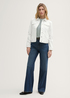 Damska Kurtka Dinsowa Tom Tailor Denim Jacket With Slit Pockets White - 1045390-20000