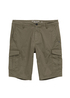 Tom Tailor Cargo Shorts With Pockets Olive Triangle Print - 1044709-37215
