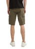 Meskie Szorty Materialowe Tom Tailor Cargo Shorts With Pockets Olive Triangle Print - 1044709-37215