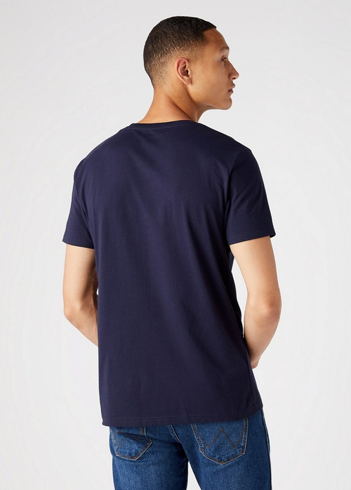 Meski T Shirt Wrangler 2 Pack Sign Off Tee Navywhite - 112146251