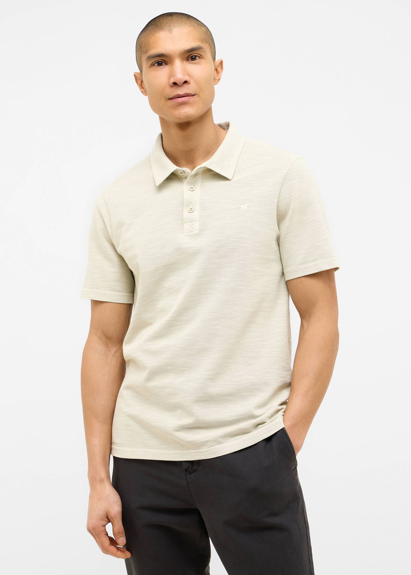 Meska Koszulka Polo Mustang Palco Overcast - 1016505-4012