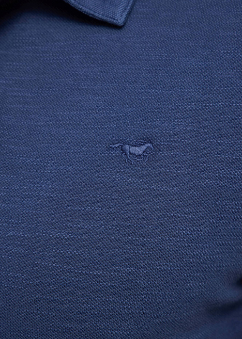 Meska Koszulka Polo Mustang Palco Dress Blues - 1016505-5334