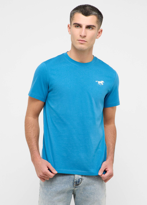 Meski T Shirt Mustang Austin Sea Of Belize - 1016485-5444