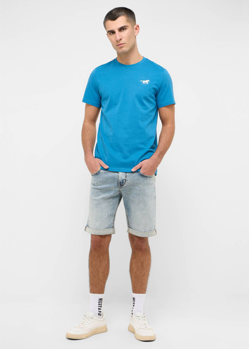 Meski T Shirt Mustang Austin Sea Of Belize - 1016485-5444