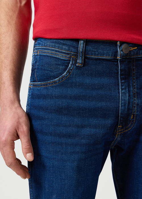 Meskie Spodnie Dzinsowe Wrangler Larston Vintage Storm - 112368466