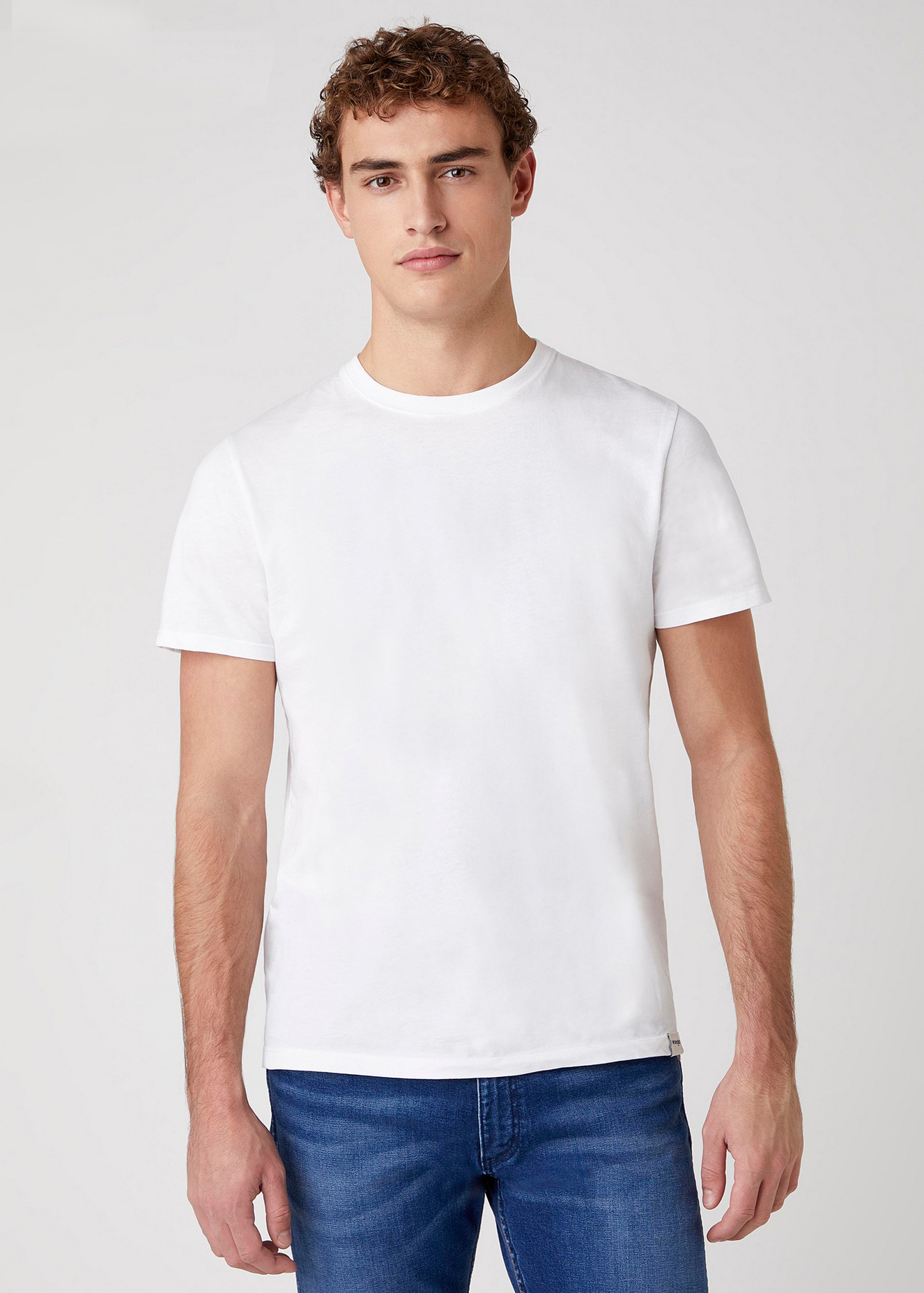 Meski T Shirt Wrangler Short Sleeve Two Pack Tee Whitewhite - 112131580