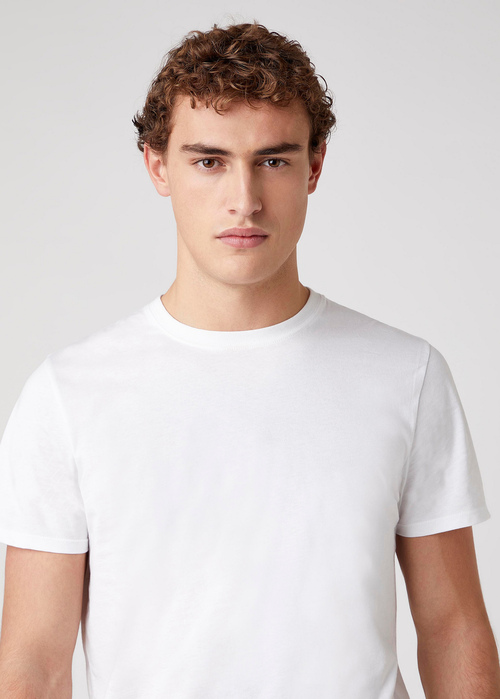 Meski T Shirt Wrangler Short Sleeve Two Pack Tee Whitewhite - 112131580