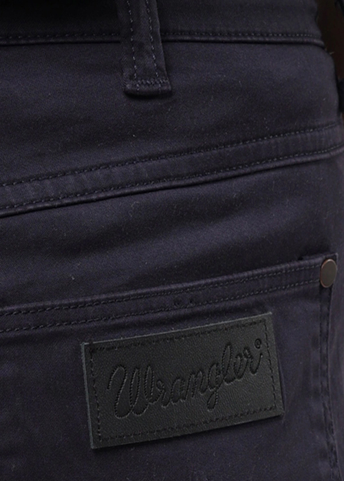 Meskie Spodnie Materialowe Wrangler Greensboro Dark Navy - 112371346