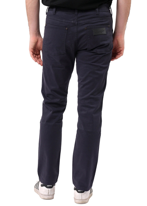 Meskie Spodnie Materialowe Wrangler Greensboro Dark Navy - 112371346