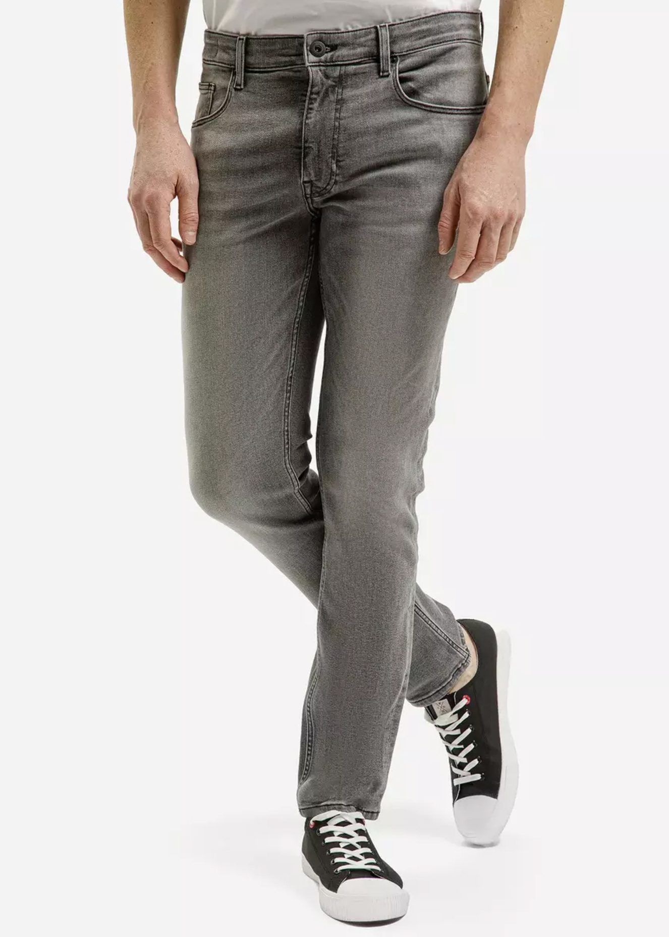 Mskie Spodnie Dinsowe Cross Jeans Trammer E Mid Grey 125 - E-169-125