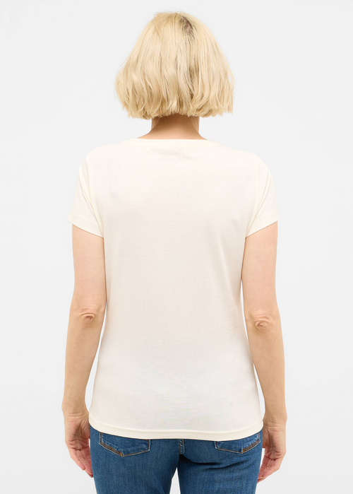 Damski T Shirt Mustang Loa Whisper White - 1016509-2013