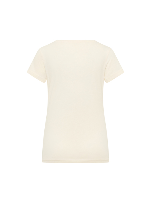 Damski T Shirt Mustang Loa Whisper White - 1016509-2013