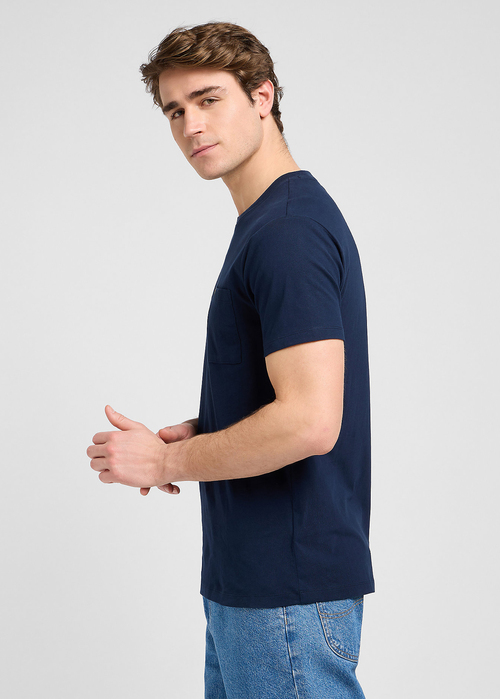 Meski T Shirt Lee Ultimate Pocket Tee Rivet Navy - 112370493