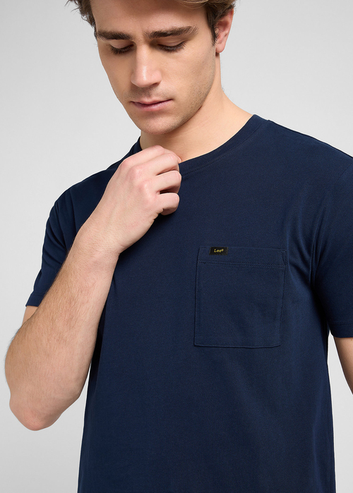 Meski T Shirt Lee Ultimate Pocket Tee Rivet Navy - 112370493