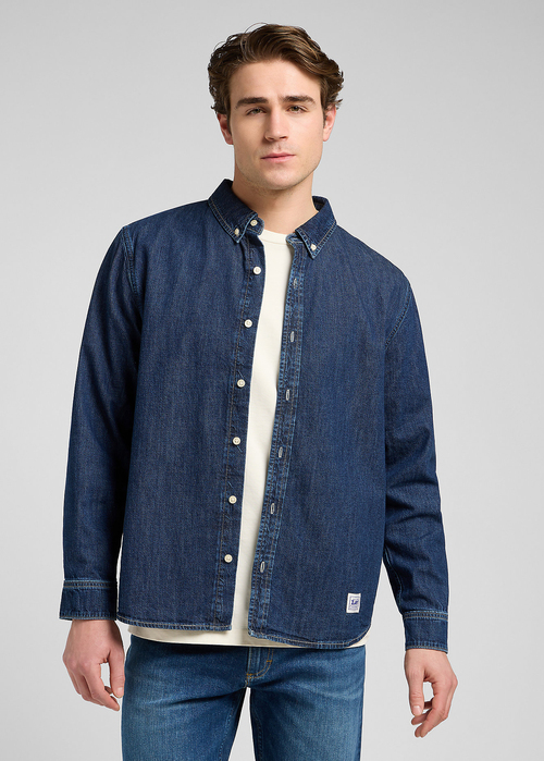 Lee Non Pocket Button Down - Blue Ridge 112370477