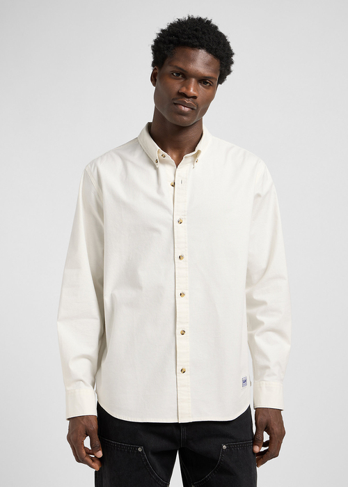 Lee No Pocket Button Down - Ecru 112370478