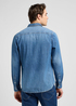 Mska Koszula Dinsowe Lee Leesure Shirt Mid Blue Denim - 112370551