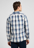 Meska Koszula Materialowe Lee Button Down Shirt Vintage Blue Ombre Check - 112370544
