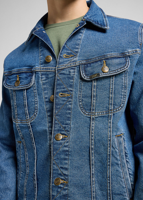 Meska Kurtka Dzinsowa Lee Rider Jacket Belmont - 112371311