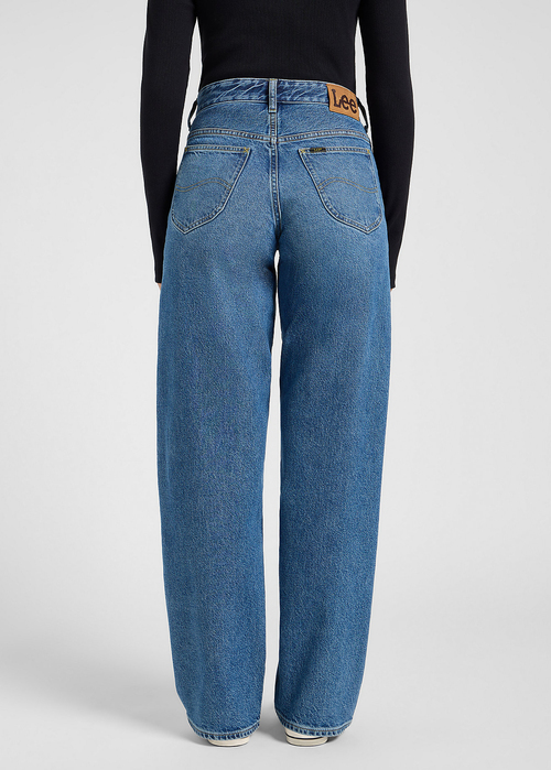 Damskie Spodnie Dzinsowe Lee Rider Loose In Too Deep - 112370844