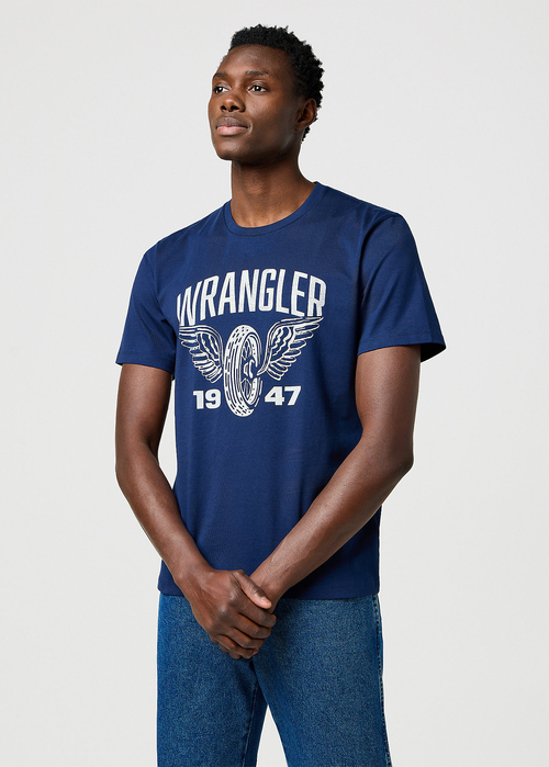 Wrangler Americana Tee - Navy 112371477