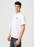 Meski T Shirt Wrangler Embroidery Tee Worn White - 112371487