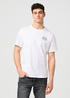 Meski T Shirt Wrangler Embroidery Tee Worn White - 112371487