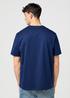 Mski T Shirt Wrangler Embroidery Tee Navy - 112371488
