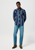 Wrangler Western Indigo Shirt Vintage Blue - 112371432 Wrangler Western Indigo Shirt Vintage Blue - 112371432