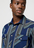 Wrangler Western Indigo Shirt Vintage Blue - 112371432 Wrangler Western Indigo Shirt Vintage Blue - 112371432