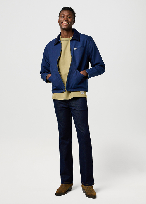 Meska Kurtka Przejsciowa Wrangler Utility Jacket Navy - 112371573