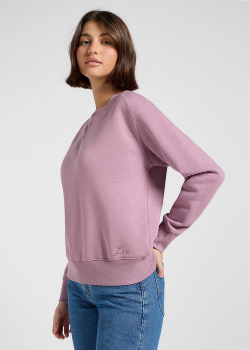 Bluza Damska Lee Reglan Crew Sweatshirt Plumberry - 112371294