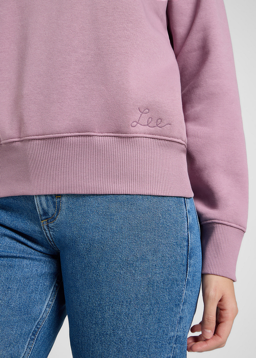 Bluza Damska Lee Reglan Crew Sweatshirt Plumberry - 112371294