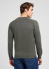 Meski Sweter Lee Clean Raglan Sweater Olive Gray - 112370537