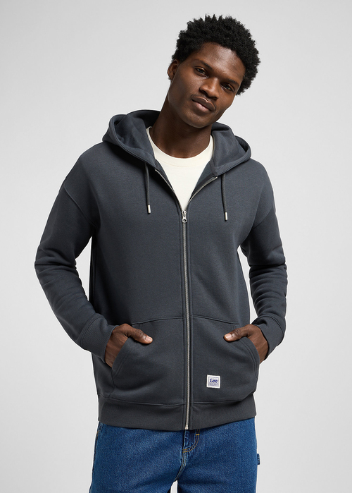 Lee Workwear Full Zip Hoodie - Washed Black 112372356 