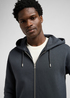 Meska Bluza Lee Workwear Full Zip Hoodie Washed Black - 112372356