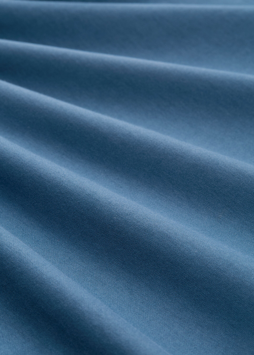 Meska Bluza Mustang Troyer Sweatshirt Real Teal Blue - 1047827-38224