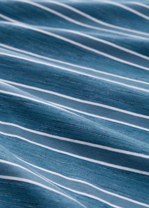 Meski T Shirt Mustang T Shirt Real Teal Yarn Dye Stripe - 1047810-38630