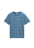 Meski T Shirt Mustang T Shirt Real Teal Yarn Dye Stripe - 1047810-38630