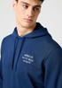 Wrangler Embroidery Hoodie Navy - 112371521 Wrangler Embroidery Hoodie Navy - 112371521