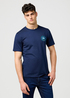 Meski T Shirt Wrangler Small Graphic Tee Navy - 112371471