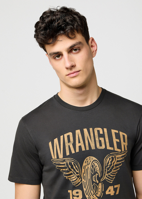 Wrangler Americana Tee - Faded Black 112371478