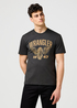 Meski T Shirt Wrangler Americana Tee Faded Black - 112371478