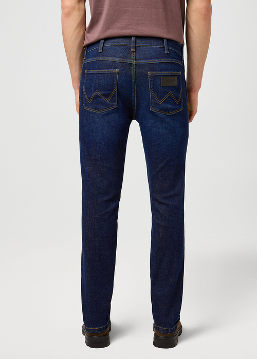 Meskie Spodnie Dzinsowe Wrangler Greensboro Rustic Navy - 112370720