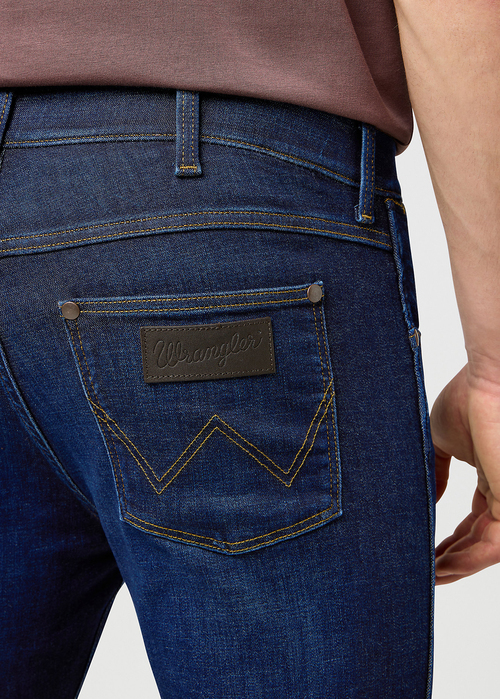 Meskie Spodnie Dzinsowe Wrangler Greensboro Rustic Navy - 112370720