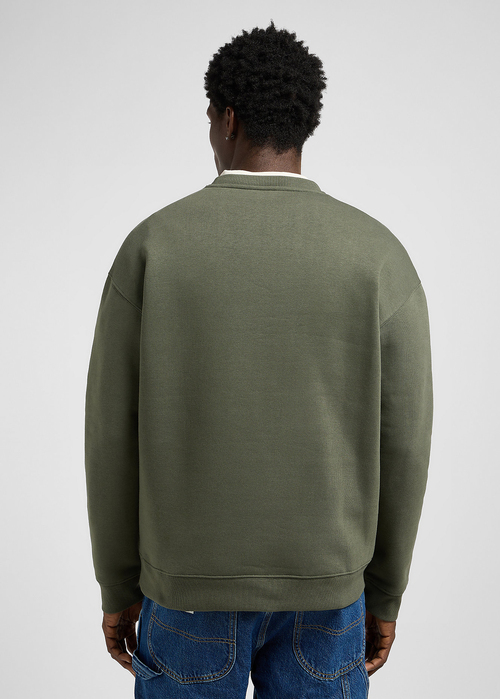Lee Workwear Relaxed Sweatshirt Oak Moss - 112372311