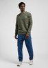 Mska Bluza Lee Workwear Relaxed Sweatshirt Oak Moss - 112372311