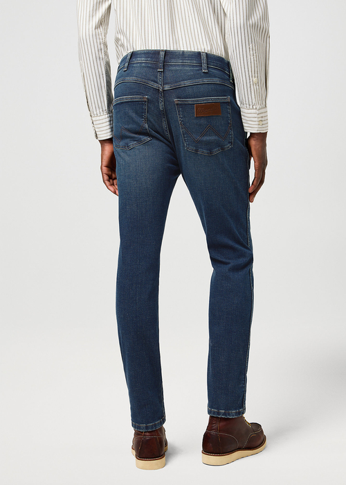 Meskie Spodnie Dzinsowe Wrangler Larston Marine Tint - 112371025